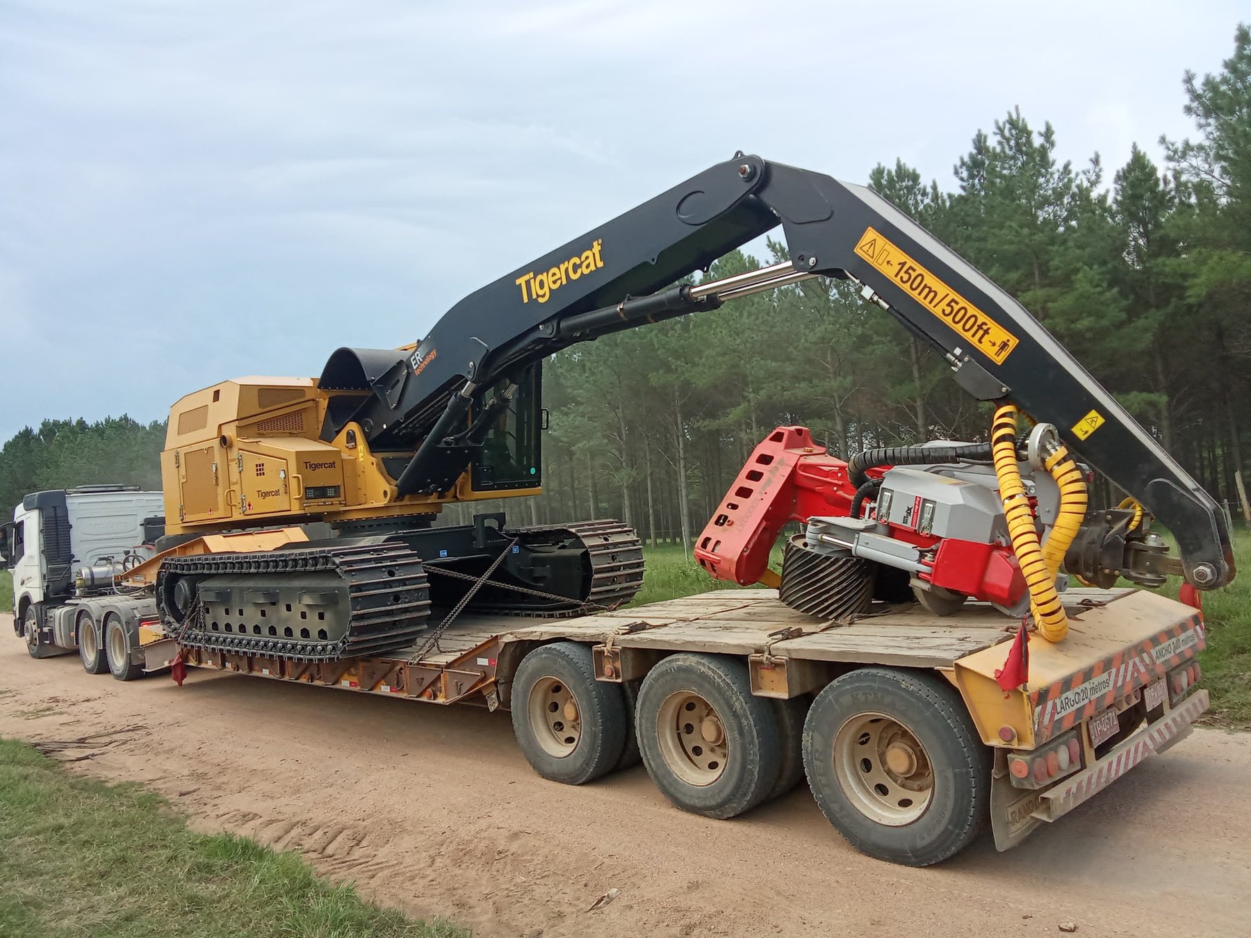 Tigercat con cabezal Log Max
